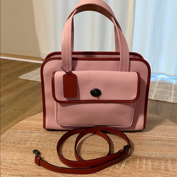 Coach Handbags - Coach Safari Tote in Blush/Terracota